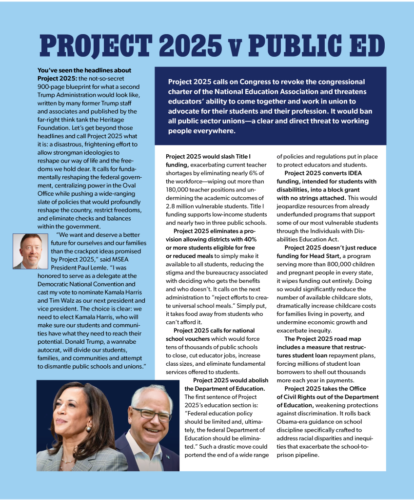 Project 2025 v Public Education Featured Image